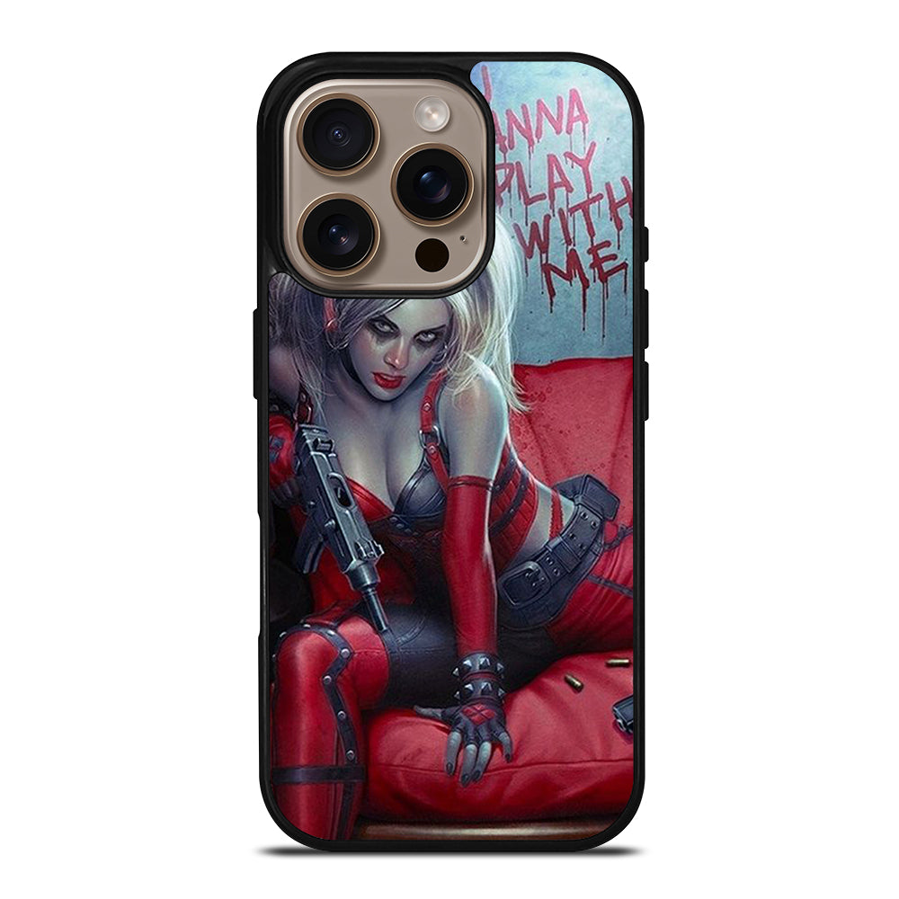 HARLEY QUINN QUOTE iPhone 16 Pro Case Cover