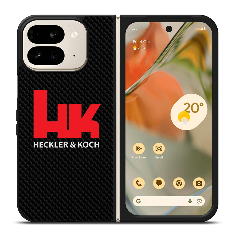 HECKLER AND KOCH LOGO CARBON Google Pixel 9 Pro Fold Case Cover