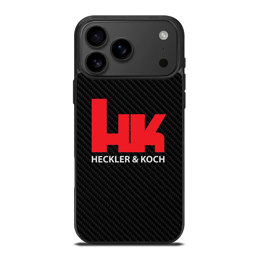 HECKLER AND KOCH LOGO CARBON iPhone 17 Pro Max Case Cover