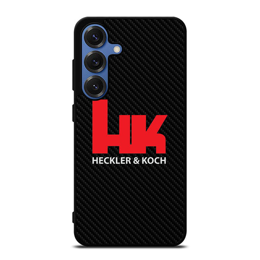 HECKLER AND KOCH LOGO CARBON Samsung Galaxy S25 Case Cover