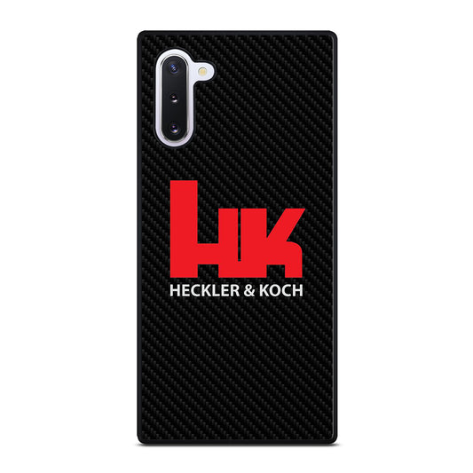 HECKLER AND KOCH LOGO CARBON Samsung Galaxy Note 10 Case Cover
