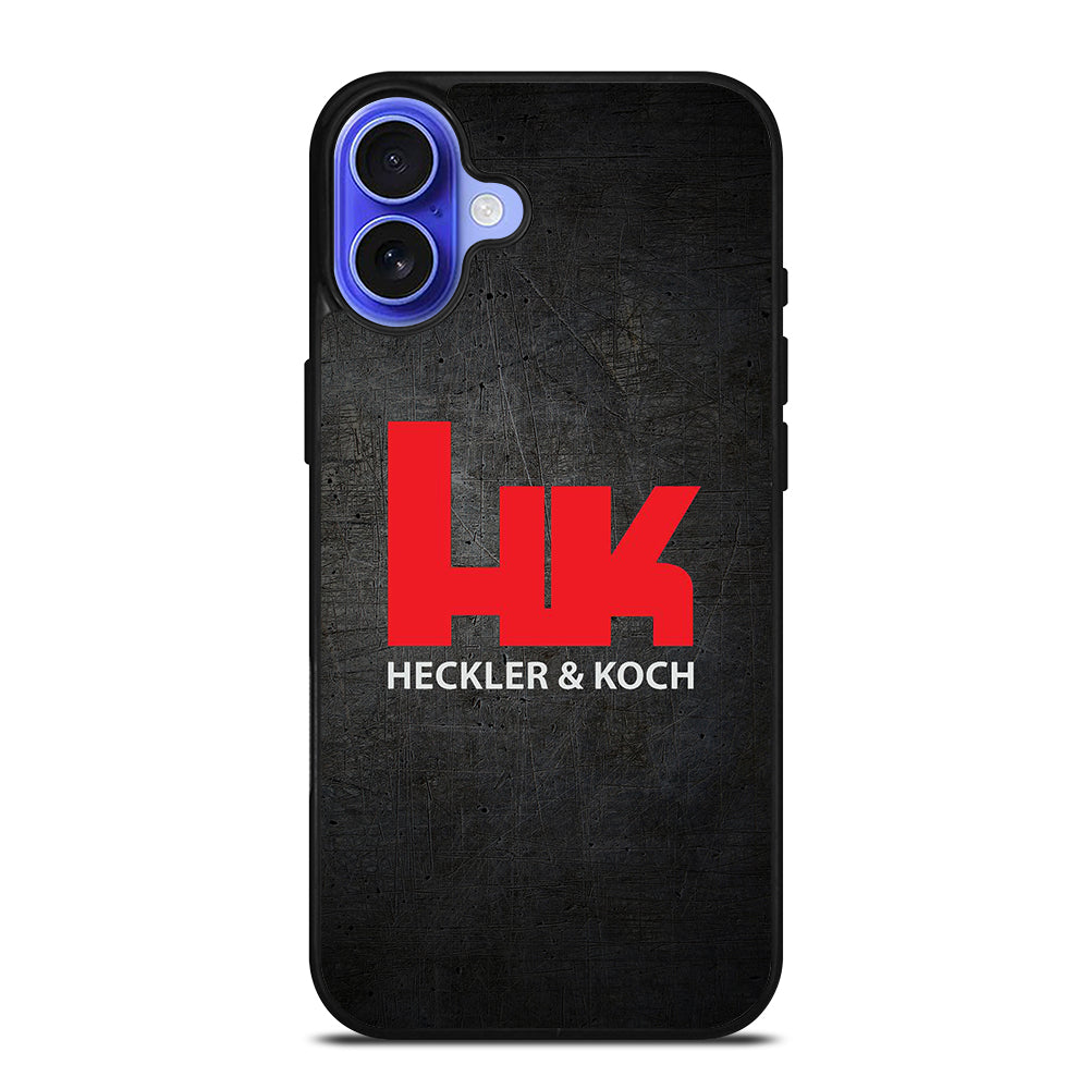 HECKLER AND KOCH LOGO METAL LOGO iPhone 16 Case Cover