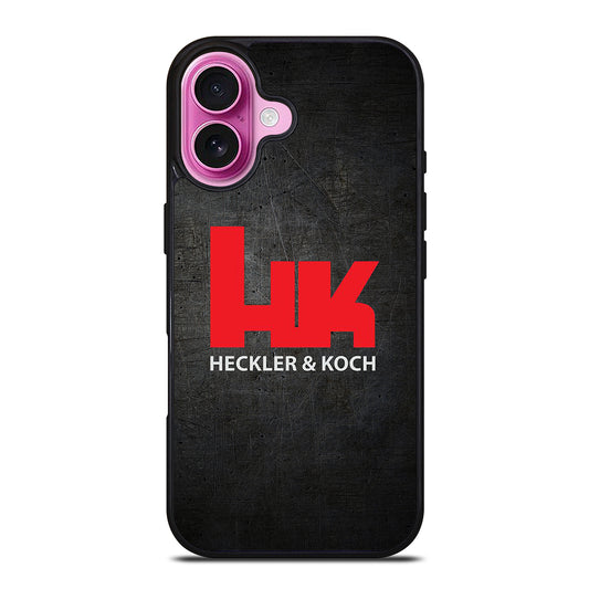 HECKLER AND KOCH LOGO METAL LOGO iPhone 16 Plus Case Cover