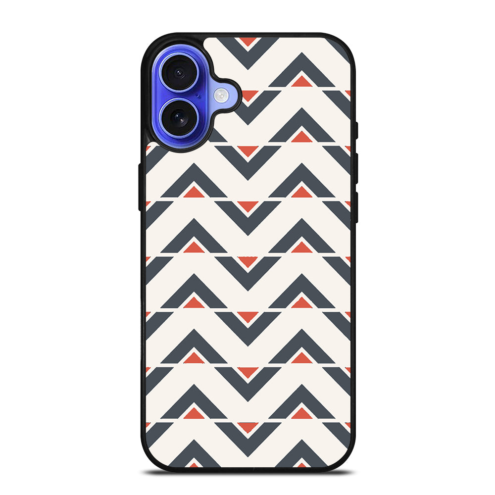 HERRINGBONE TRIANGLE PATTEN 1 iPhone 16 Case Cover