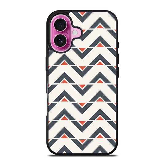HERRINGBONE TRIANGLE PATTEN 1 iPhone 16 Plus Case Cover