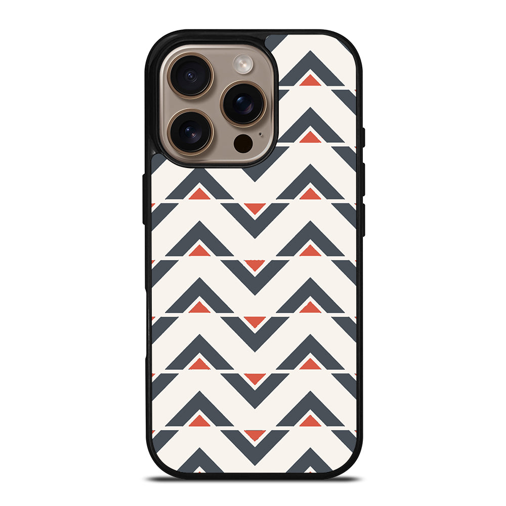 HERRINGBONE TRIANGLE PATTEN 1 iPhone 16 Pro Case Cover