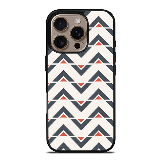 HERRINGBONE TRIANGLE PATTEN 1 iPhone 16 Pro Case Cover