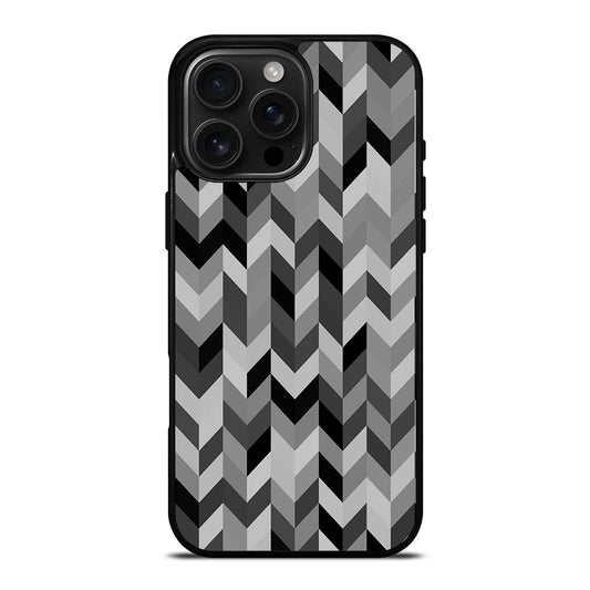 HERRINGBONE TRIANGLE PATTEN 2 iPhone 16 Pro Max Case Cover