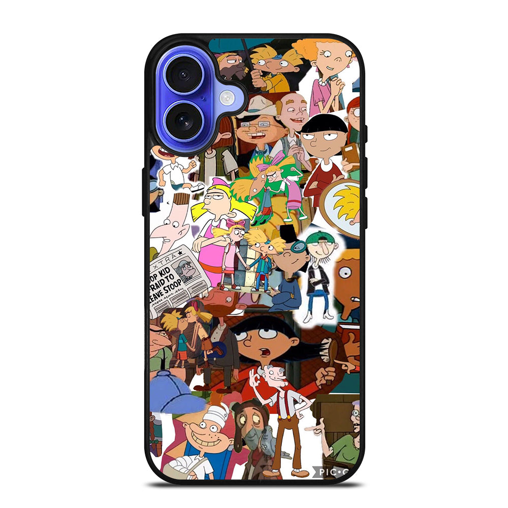 HEY ARNOLD COLLAGE 2 iPhone 16 Case Cover
