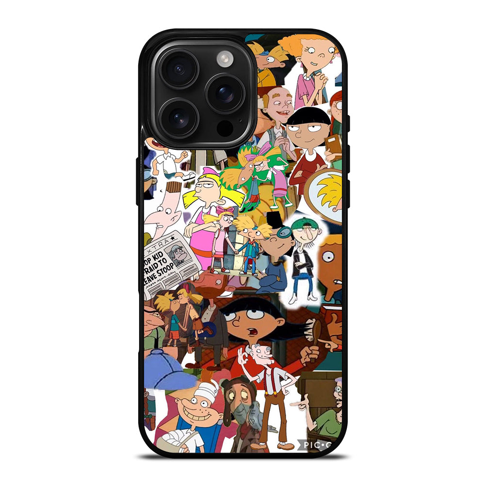 HEY ARNOLD COLLAGE 2 iPhone 16 Pro Max Case Cover