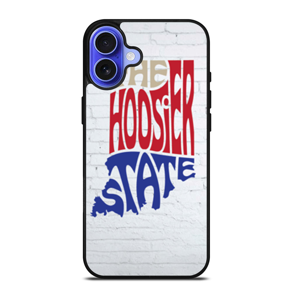 HOOSIER STATE OF MIND INDIANA SYMBOL iPhone 16 Case Cover