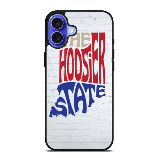 HOOSIER STATE OF MIND INDIANA SYMBOL iPhone 16 Case Cover