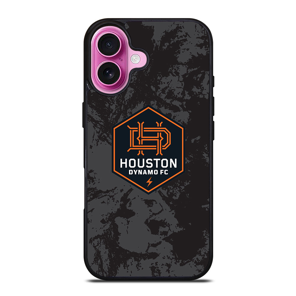 HOUSTON DYNAMO FC CAMO LOGO iPhone 16 Plus Case Cover