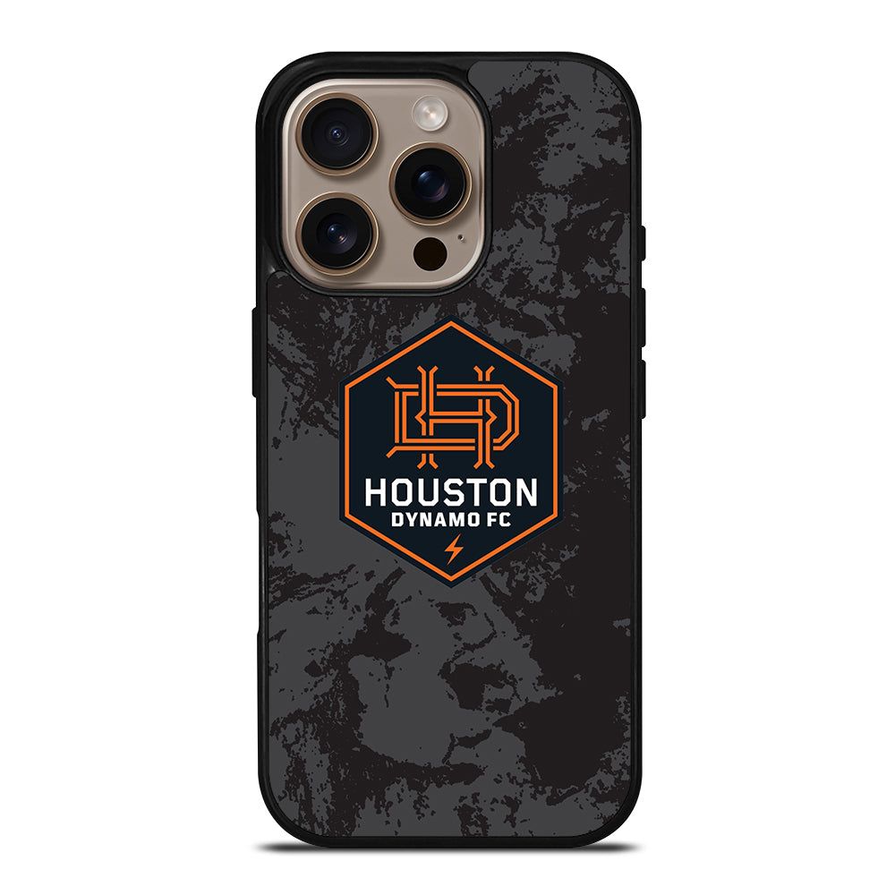 HOUSTON DYNAMO FC CAMO LOGO iPhone 16 Pro Case Cover
