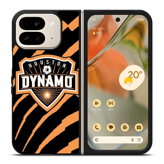 HOUSTON DYNAMO FC SOCCER MLS LOGO 1 Google Pixel 9 Pro Fold Case Cover