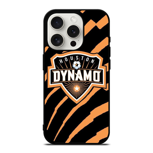 HOUSTON DYNAMO FC SOCCER MLS LOGO 1 iPhone 15 Pro Case Cover