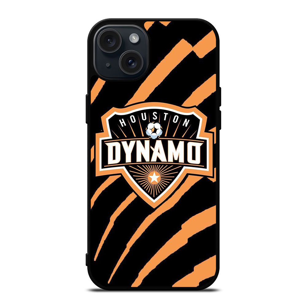 HOUSTON DYNAMO FC SOCCER MLS LOGO 1 iPhone 15 Plus Case Cover