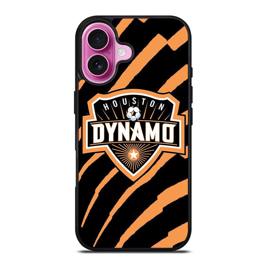 HOUSTON DYNAMO FC SOCCER MLS LOGO 1 iPhone 16 Plus Case Cover