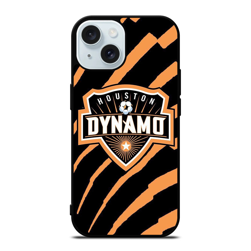 HOUSTON DYNAMO FC SOCCER MLS LOGO 1 iPhone 15 Case Cover