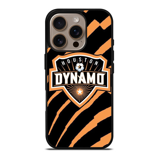 HOUSTON DYNAMO FC SOCCER MLS LOGO 1 iPhone 16 Pro Case Cover