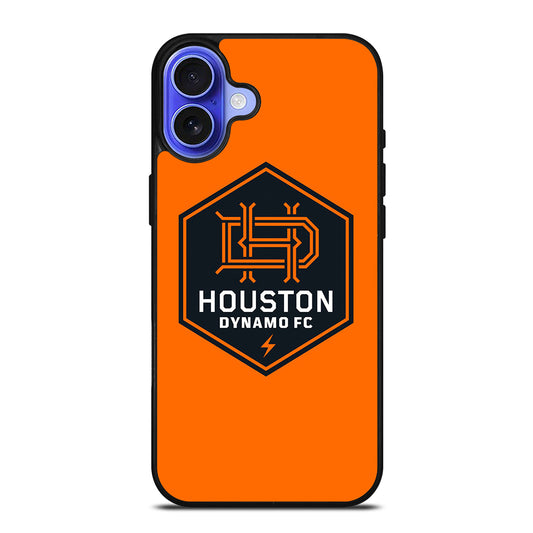 HOUSTON DYNAMO FC SOCCER MLS LOGO 2 iPhone 16 Case Cover