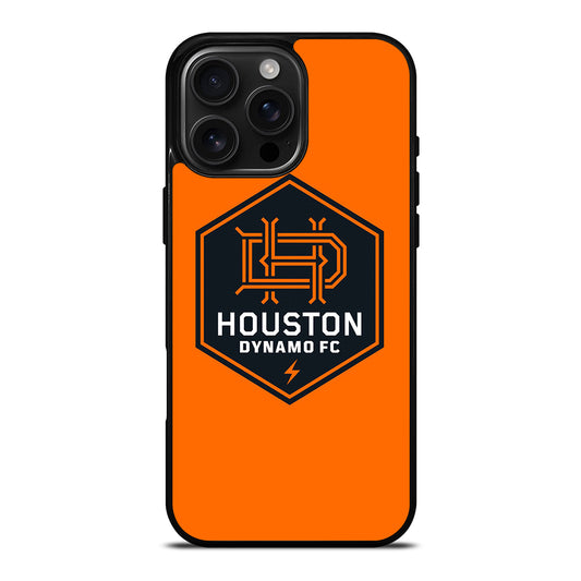 HOUSTON DYNAMO FC SOCCER MLS LOGO 2 iPhone 16 Pro Max Case Cover