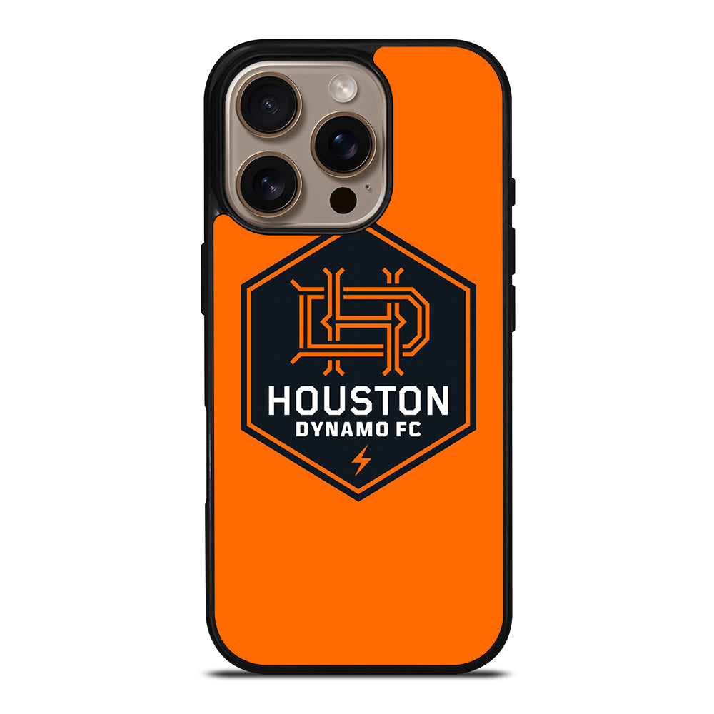 HOUSTON DYNAMO FC SOCCER MLS LOGO 2 iPhone 16 Pro Case Cover