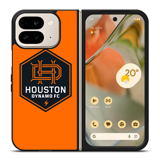 HOUSTON DYNAMO FC SOCCER MLS LOGO 2 Google Pixel 9 Pro Fold Case Cover
