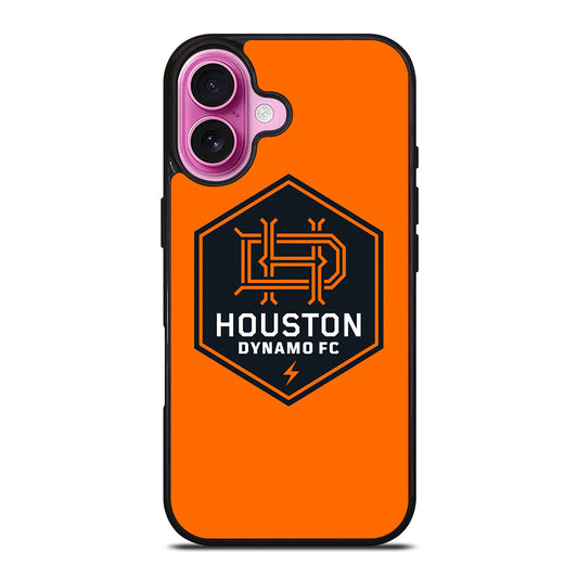 HOUSTON DYNAMO FC SOCCER MLS LOGO 2 iPhone 16 Plus Case Cover
