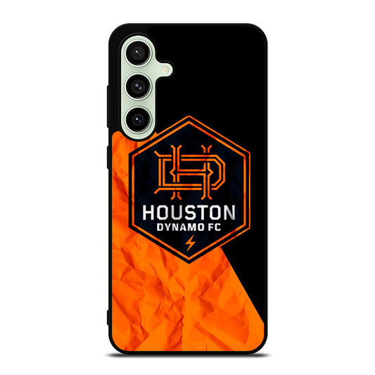 HOUSTON DYNAMO FC SOCCER MLS LOGO 3 Samsung Galaxy S24 FE Case Cover