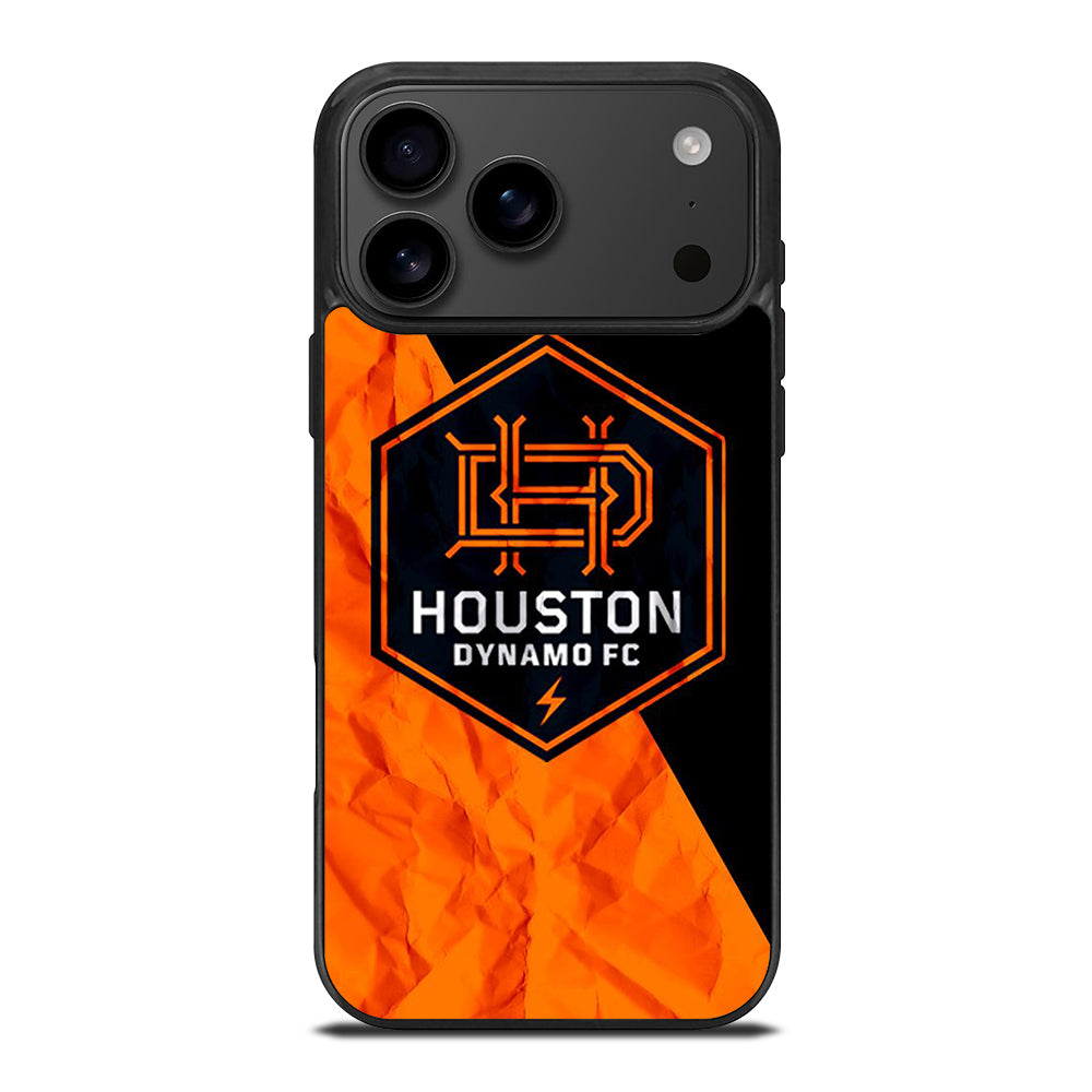 HOUSTON DYNAMO FC SOCCER MLS LOGO 3 iPhone 17 Pro Max Case Cover