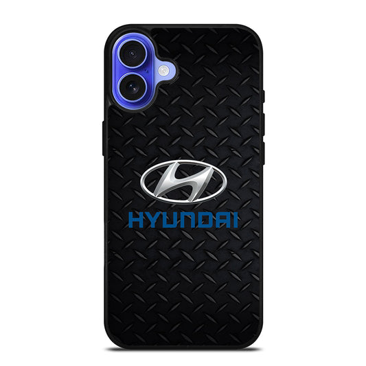 HYUNDAI METAL CAR LOGO iPhone 16 Case Cover