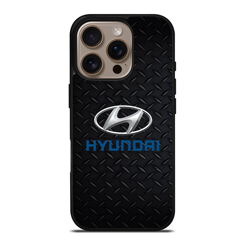 HYUNDAI METAL CAR LOGO iPhone 16 Pro Case Cover