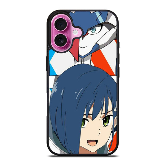 ICHIGO DARLING IN THE FRANXX FACE iPhone 16 Plus Case Cover