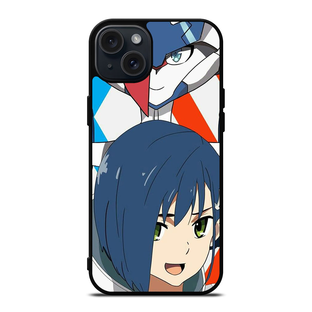 ICHIGO DARLING IN THE FRANXX FACE iPhone 15 Plus Case Cover