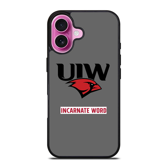INCARNATE WORD CARDINALS LOGO iPhone 16 Plus Case Cover