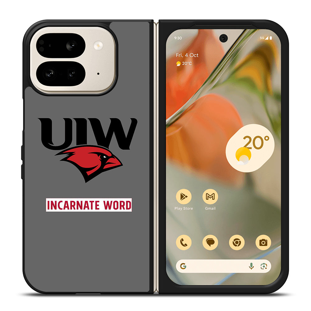 INCARNATE WORD CARDINALS LOGO Google Pixel 9 Pro Fold Case Cover
