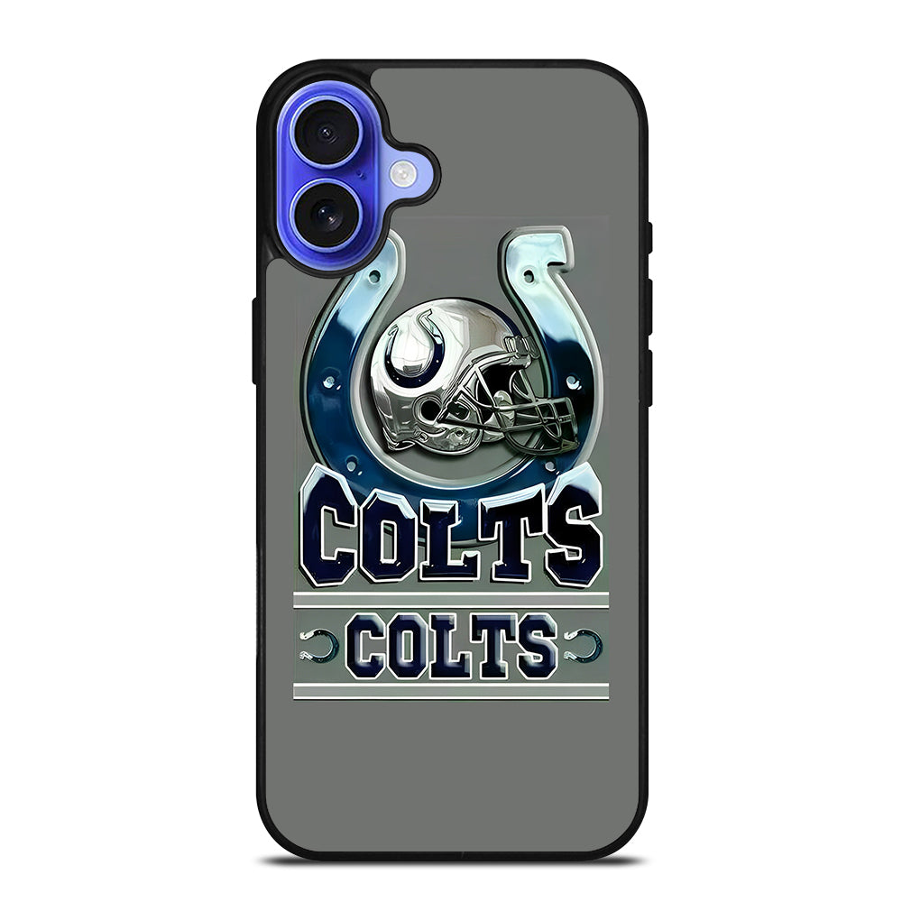 INDIANAPOLIS COLTS ICON iPhone 16 Case Cover