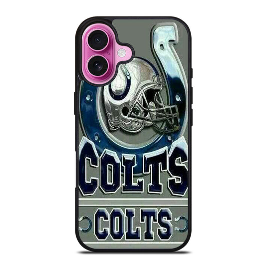 INDIANAPOLIS COLTS LOGO 3 iPhone 16 Plus Case Cover