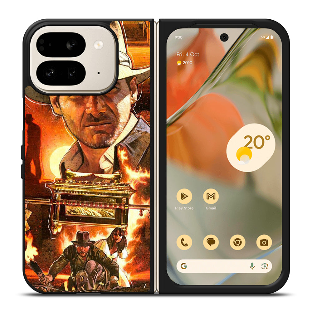 INDIANA JONES RAIDERS OF THE LOST ARK ART Google Pixel 9 Pro Fold Case Cover