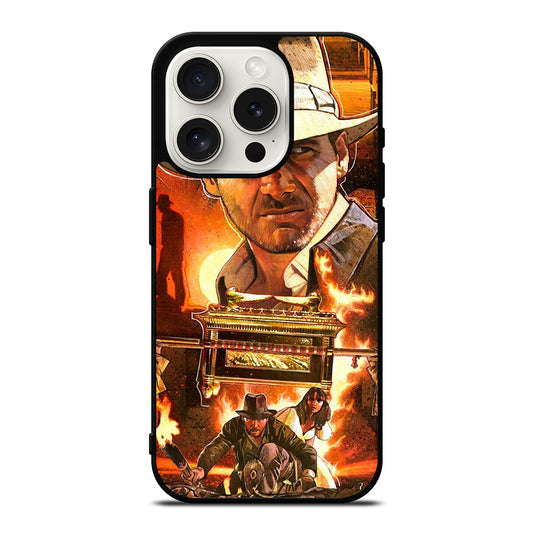 INDIANA JONES RAIDERS OF THE LOST ARK ART iPhone 15 Pro Case Cover