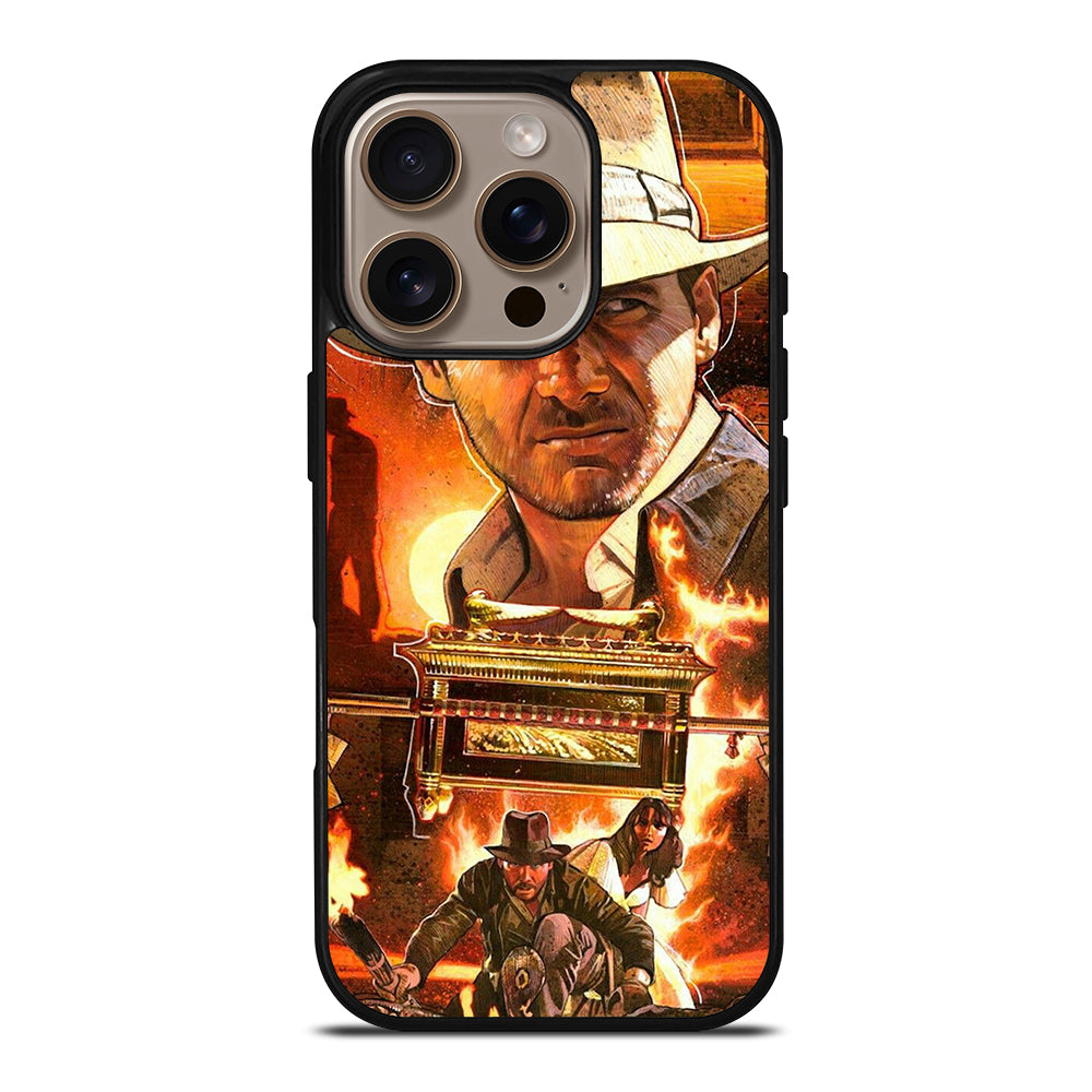 INDIANA JONES RAIDERS OF THE LOST ARK ART iPhone 16 Pro Case Cover