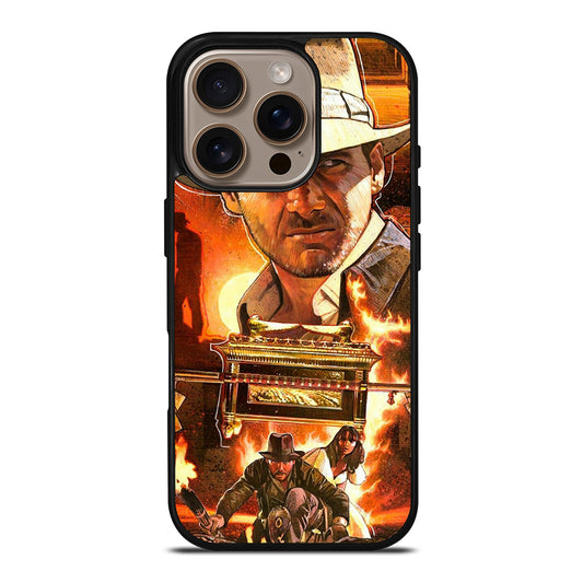 INDIANA JONES RAIDERS OF THE LOST ARK ART iPhone 16 Pro Case Cover