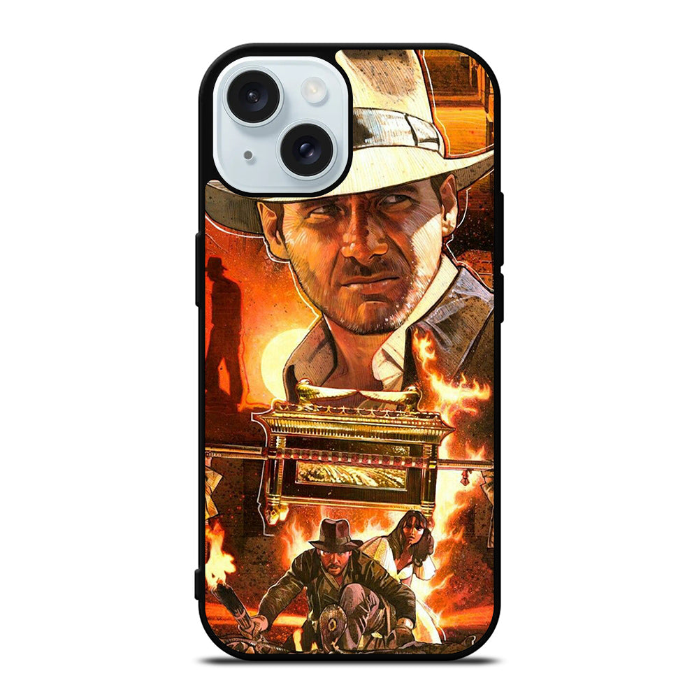INDIANA JONES RAIDERS OF THE LOST ARK ART iPhone 15 Case Cover