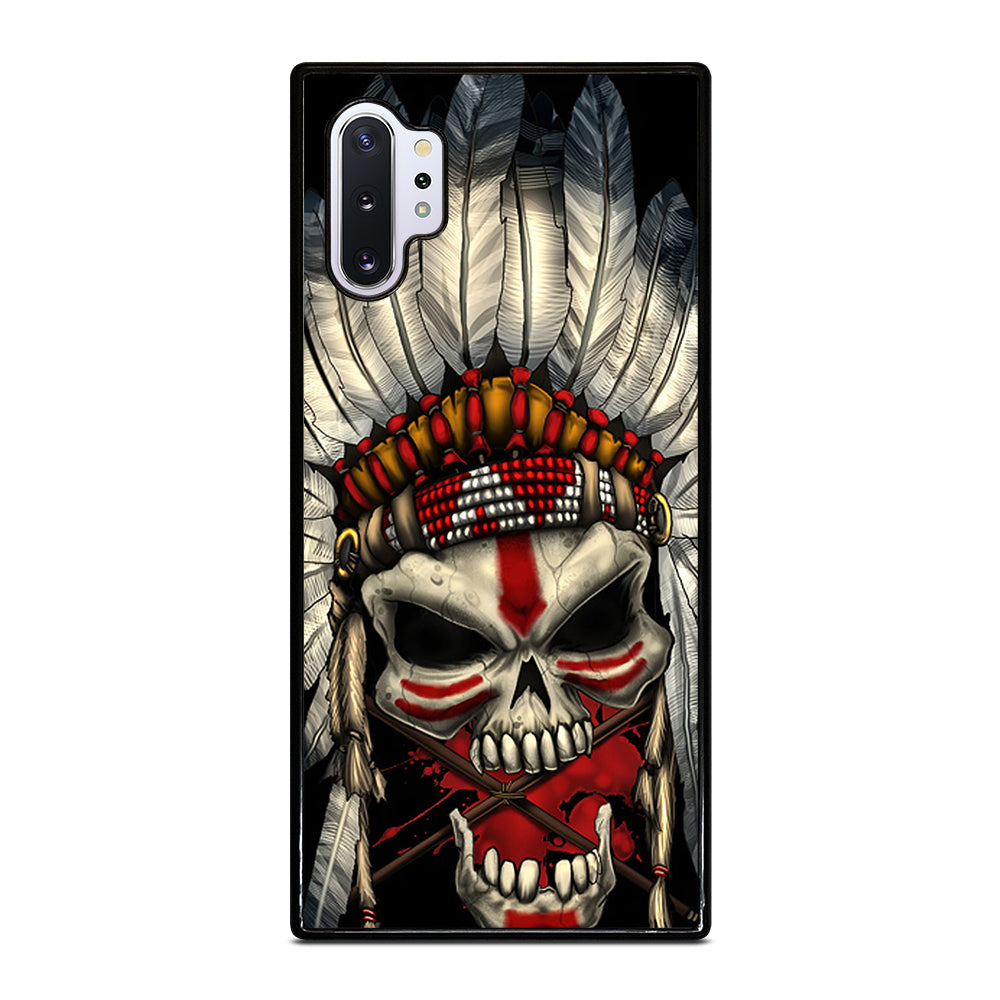 INDIAN FEATHER SKULL ART 1 Samsung Galaxy Note 10 Plus Case Cover