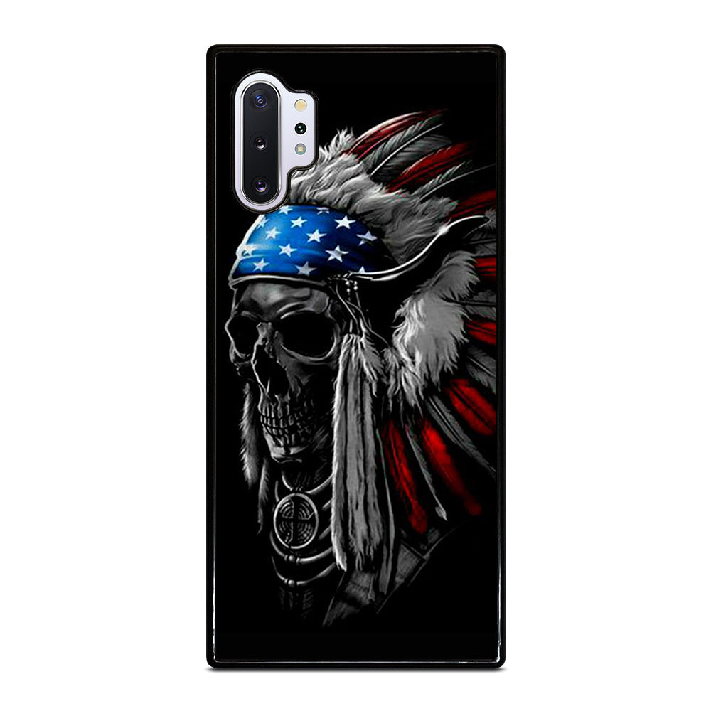 INDIAN FEATHER SKULL ART 3 Samsung Galaxy Note 10 Plus Case Cover