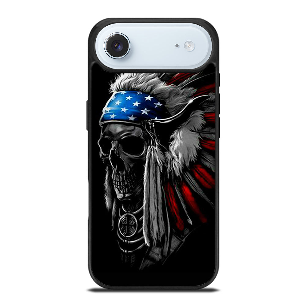 INDIAN FEATHER SKULL ART 3 iPhone Air Case Cover