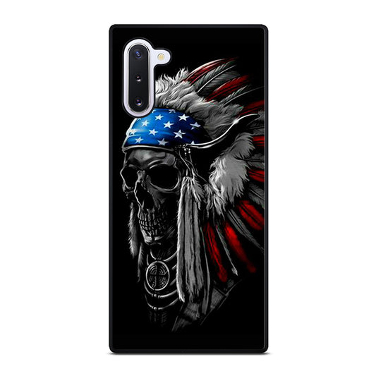 INDIAN FEATHER SKULL ART 3 Samsung Galaxy Note 10 Case Cover