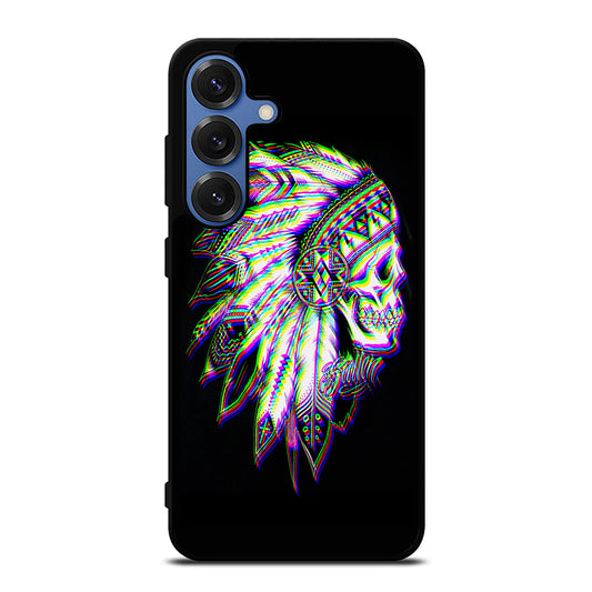 INDIAN FEATHER SKULL LOGO Samsung Galaxy S25 Case Cover