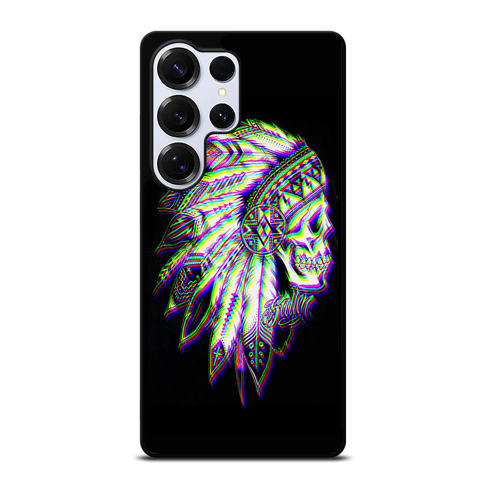 INDIAN FEATHER SKULL LOGO Samsung Galaxy S25 Ultra Case Cover